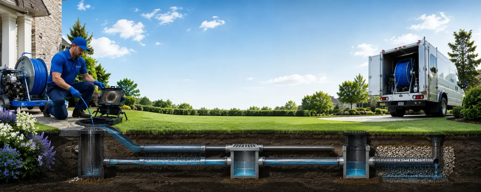 Outdoor drain cleaning information for Ware, MA